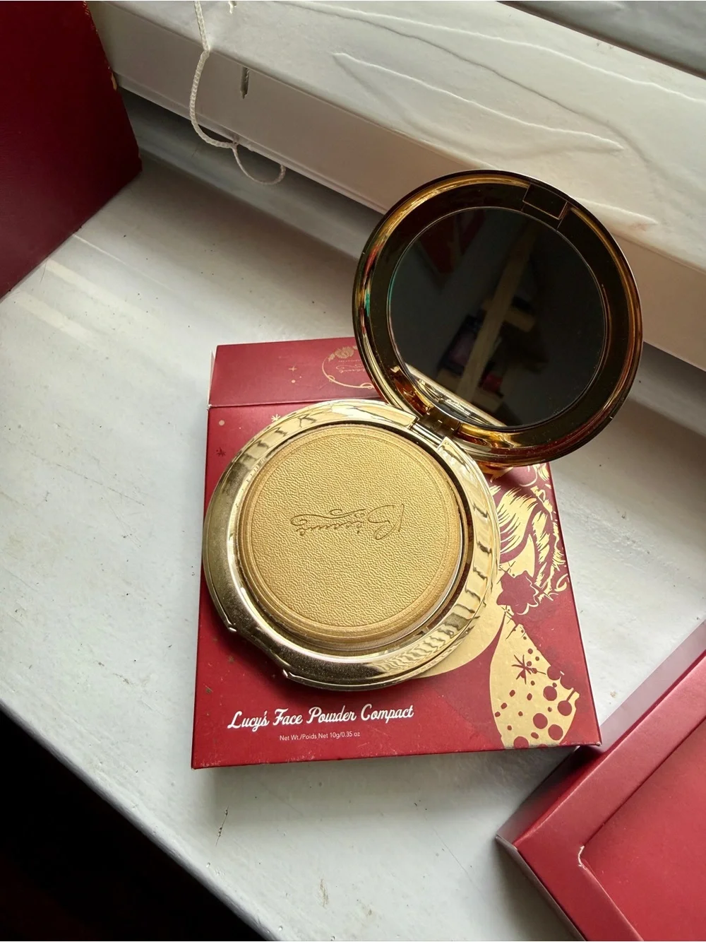 Besame Cosmetics I Love Lucy Powder Compact w/Box BNIB Limited Edition
